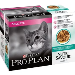 Castorama Aliment Pour Chat Délicat Pro Plan Delicat En Sauce Poisson Océan 10 X 85g