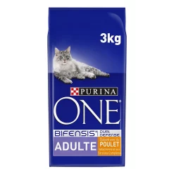 Castorama Croquettes Pour Chat Adulte One Adulte Poulet Et Céréales Complétes 3kg