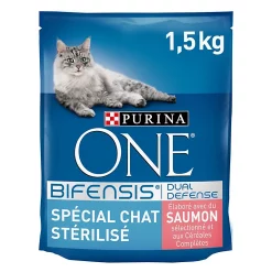 Castorama Croquettes Pour Chat OneSpécial Chat Stérilisé Saumon Et Blé 1,5kg