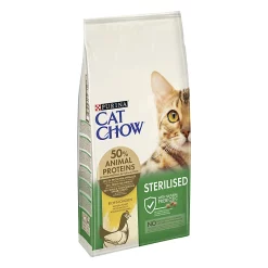 Castorama Croquettes Pour Chat Stérilisé Cat Chow Sterilised Riche En Poulet 10kg
