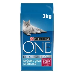 Castorama Croquettes Pour Chat Stérilisé One Sécial Chat Sterilisé Bœuf Et Blé 3kg