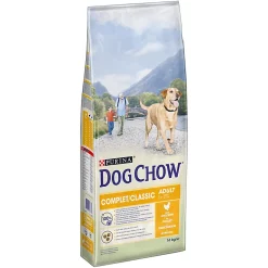 Castorama Croquettes Pour Chien Adulte Dog Chow Complet/classic Au Poulet 14kg