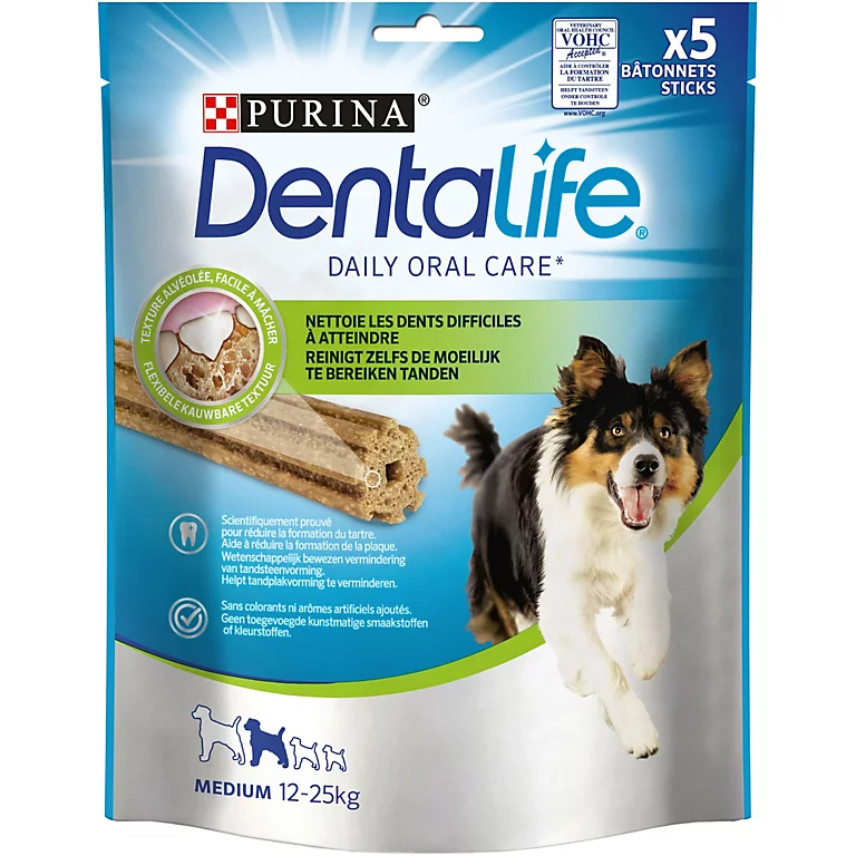 Castorama Friandise Dentalife Medium Pour Chien Medium ( 12à 25kg) 115g 3 Castorama Friandise Dentalife Medium Pour Chien Medium ( 12à 25kg) 115g