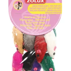 Castorama Jouet Pour Chat Souris Fourrure (lot De 8)
