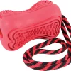 Castorama Jouet Pour Chien Caoutchouc Avec Corde Titan M Rouge