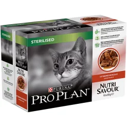 Castorama Pro Plan Chat Stérilisé Multipack Bœuf 10X85g