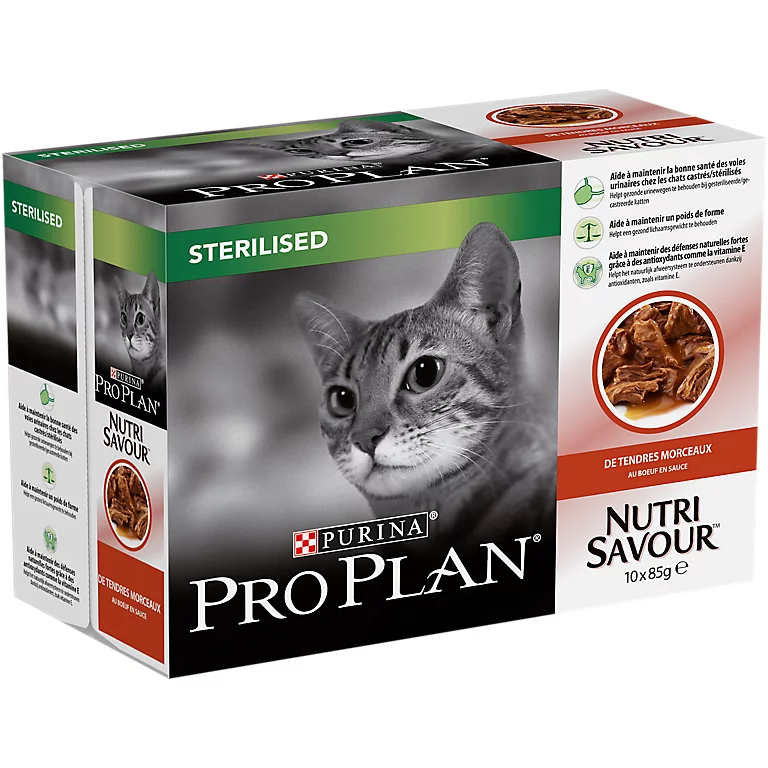 Castorama Pro Plan Chat Stérilisé Multipack Bœuf 10X85g 3 Castorama Pro Plan Chat Stérilisé Multipack Bœuf 10X85g
